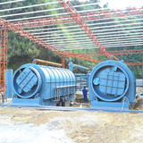 Hot sale used tire pyrolysis to fuel oil machine